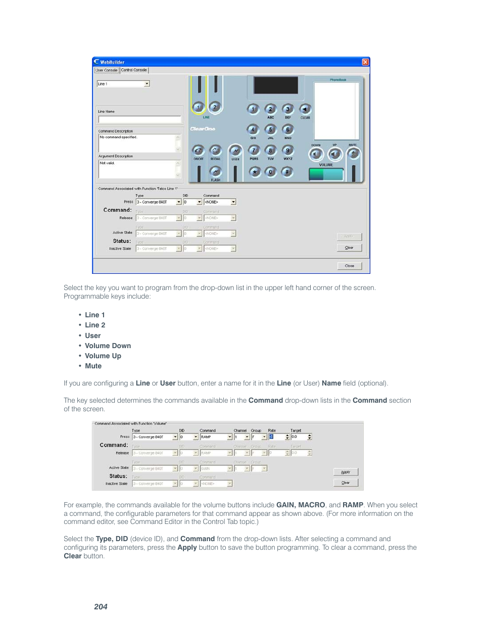 ClearOne comm CONVERGE SR 1212 User Manual | Page 209 / 320