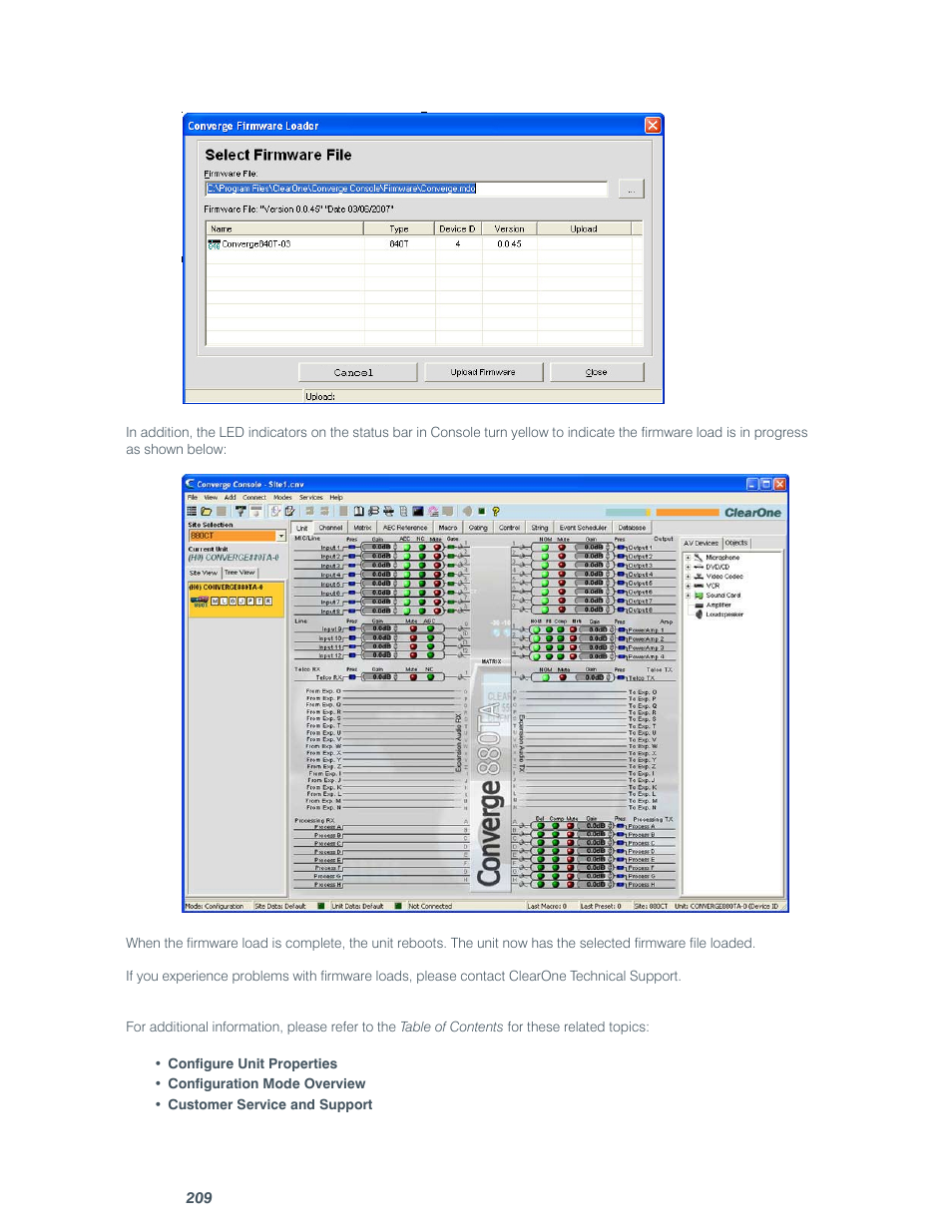 ClearOne comm CONVERGE SR 1212 User Manual | Page 214 / 320