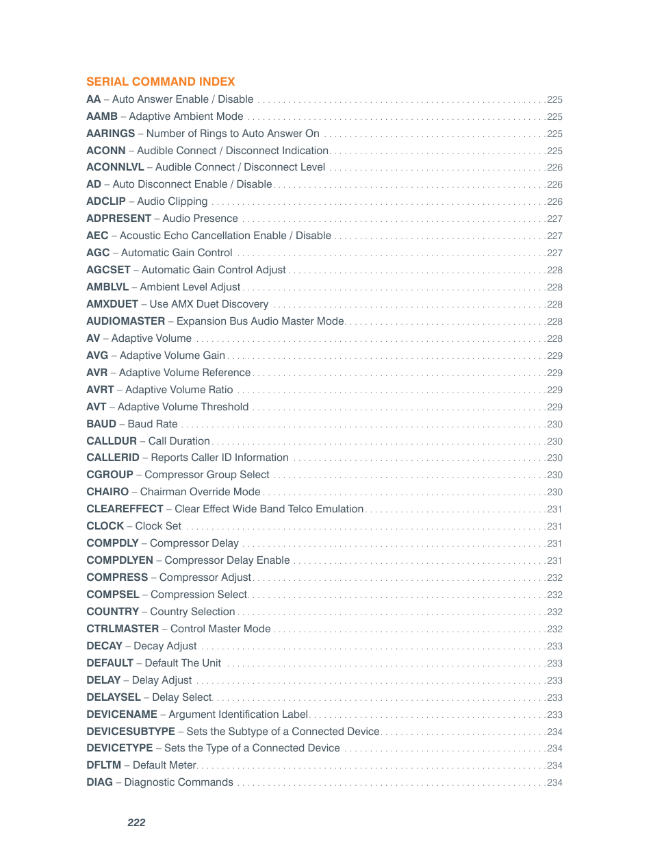 ClearOne comm CONVERGE SR 1212 User Manual | Page 227 / 320