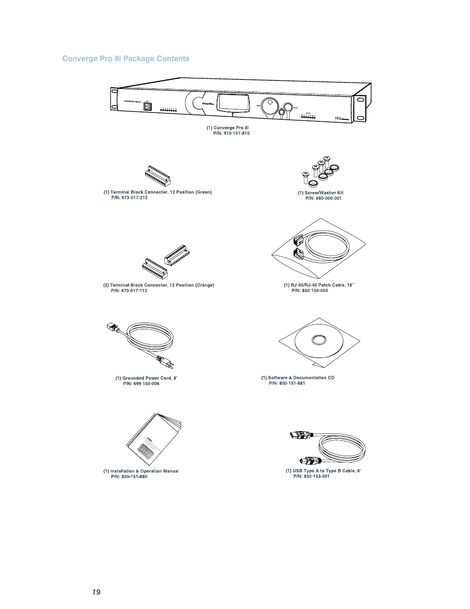 ClearOne comm CONVERGE SR 1212 User Manual | Page 24 / 320