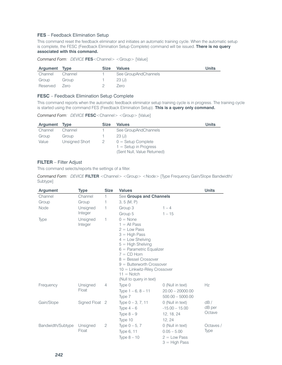 ClearOne comm CONVERGE SR 1212 User Manual | Page 247 / 320