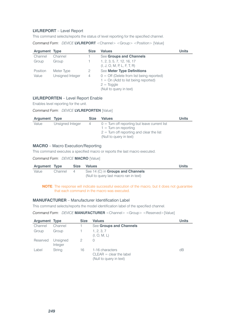 ClearOne comm CONVERGE SR 1212 User Manual | Page 254 / 320