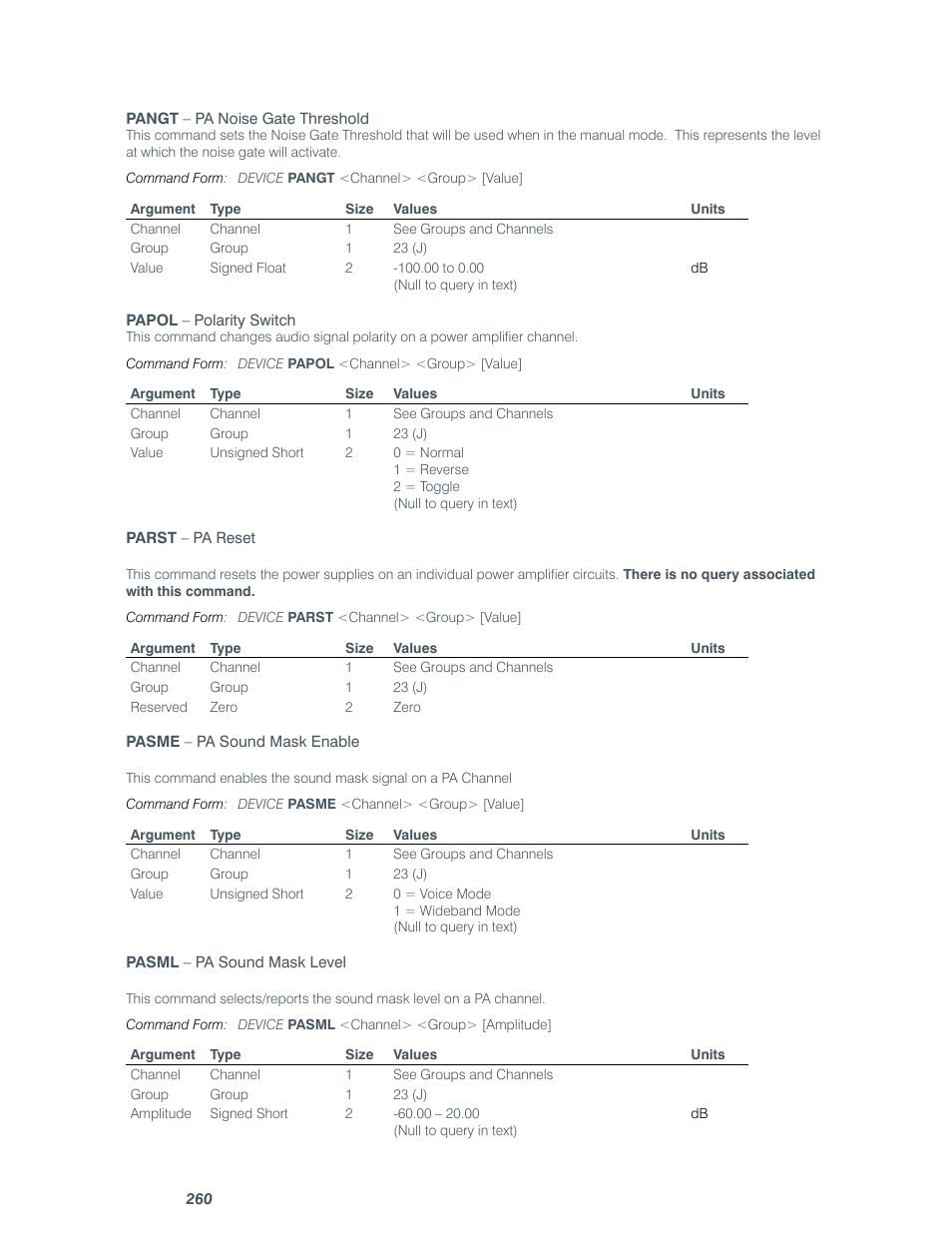 ClearOne comm CONVERGE SR 1212 User Manual | Page 265 / 320