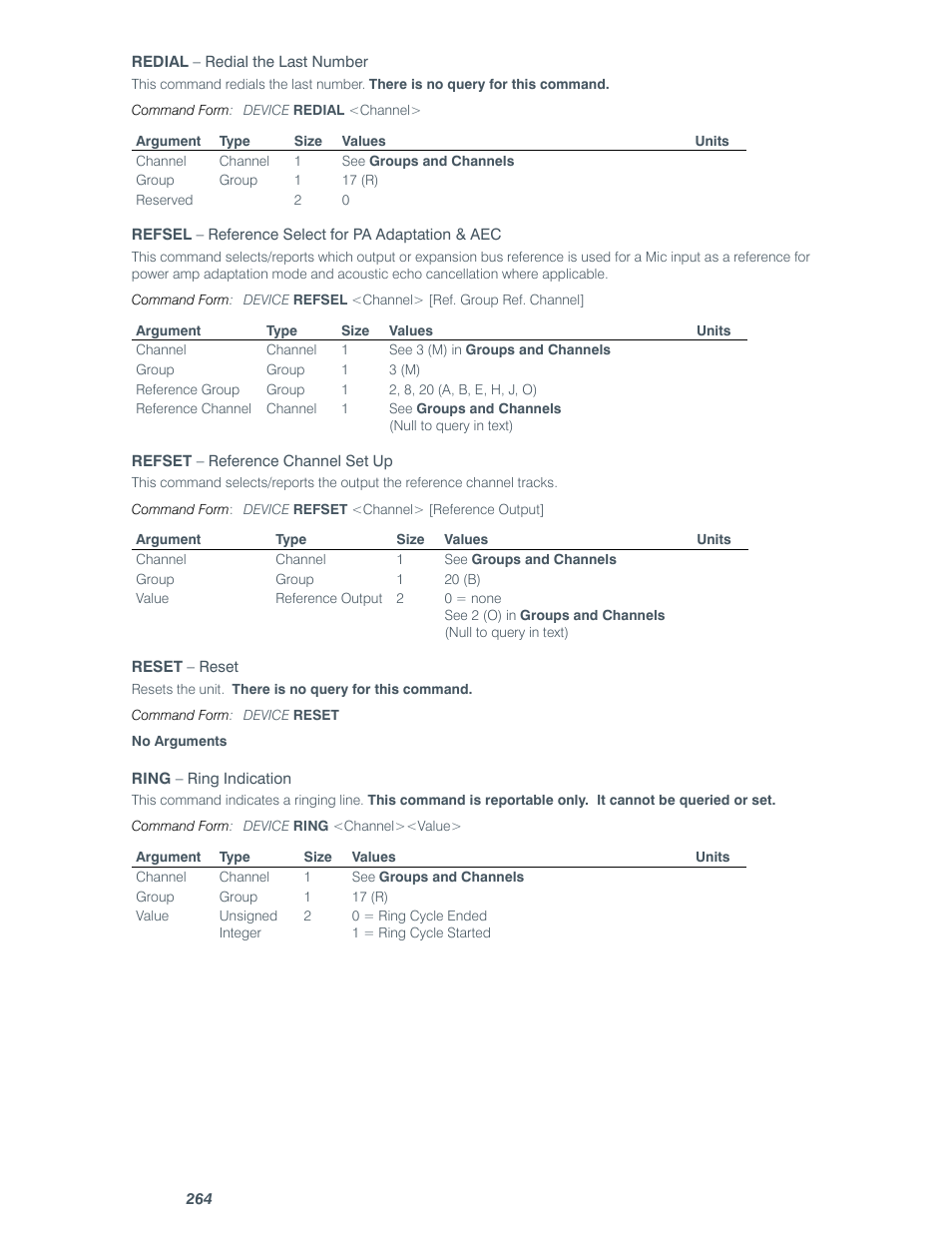 ClearOne comm CONVERGE SR 1212 User Manual | Page 269 / 320