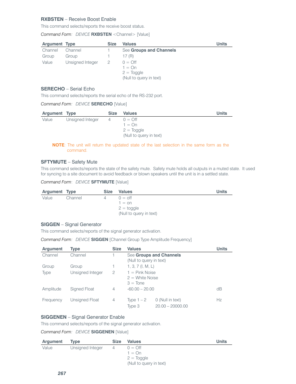 ClearOne comm CONVERGE SR 1212 User Manual | Page 272 / 320