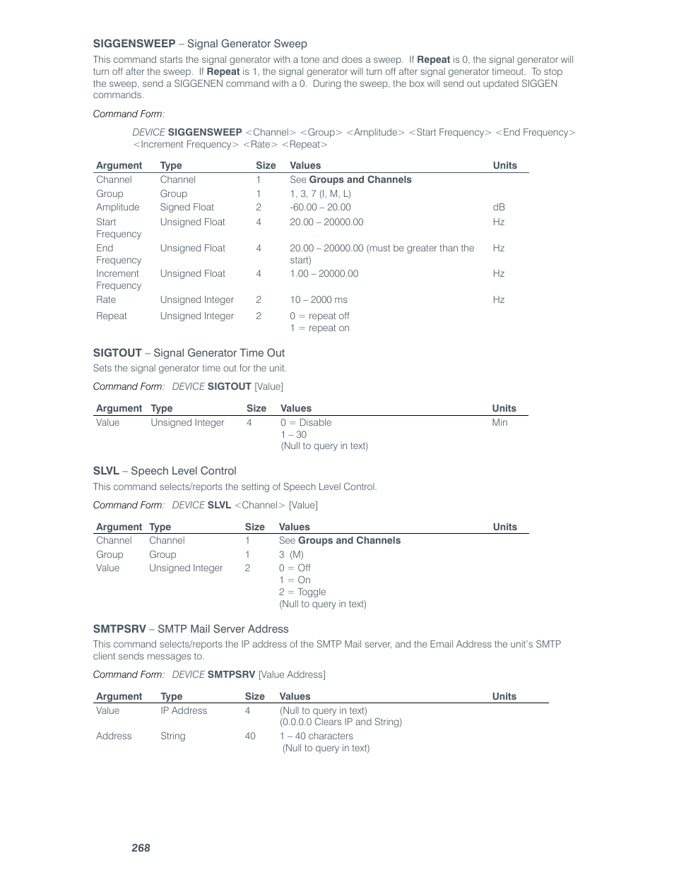 ClearOne comm CONVERGE SR 1212 User Manual | Page 273 / 320