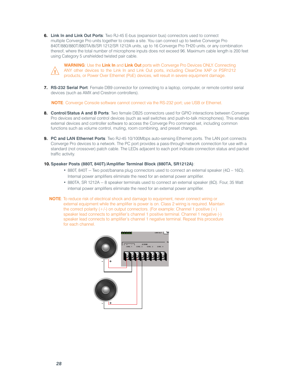 ClearOne comm CONVERGE SR 1212 User Manual | Page 33 / 320