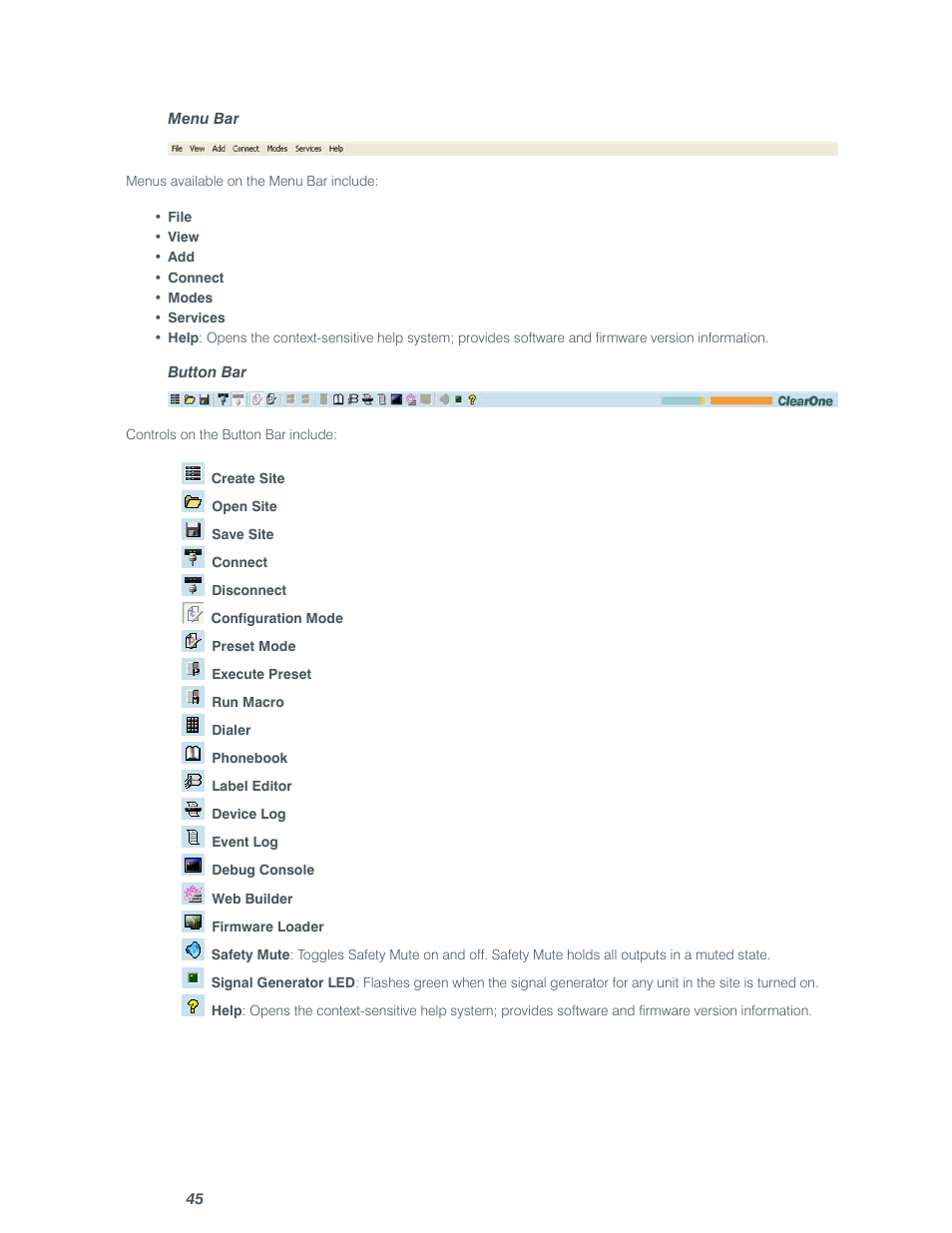 ClearOne comm CONVERGE SR 1212 User Manual | Page 50 / 320