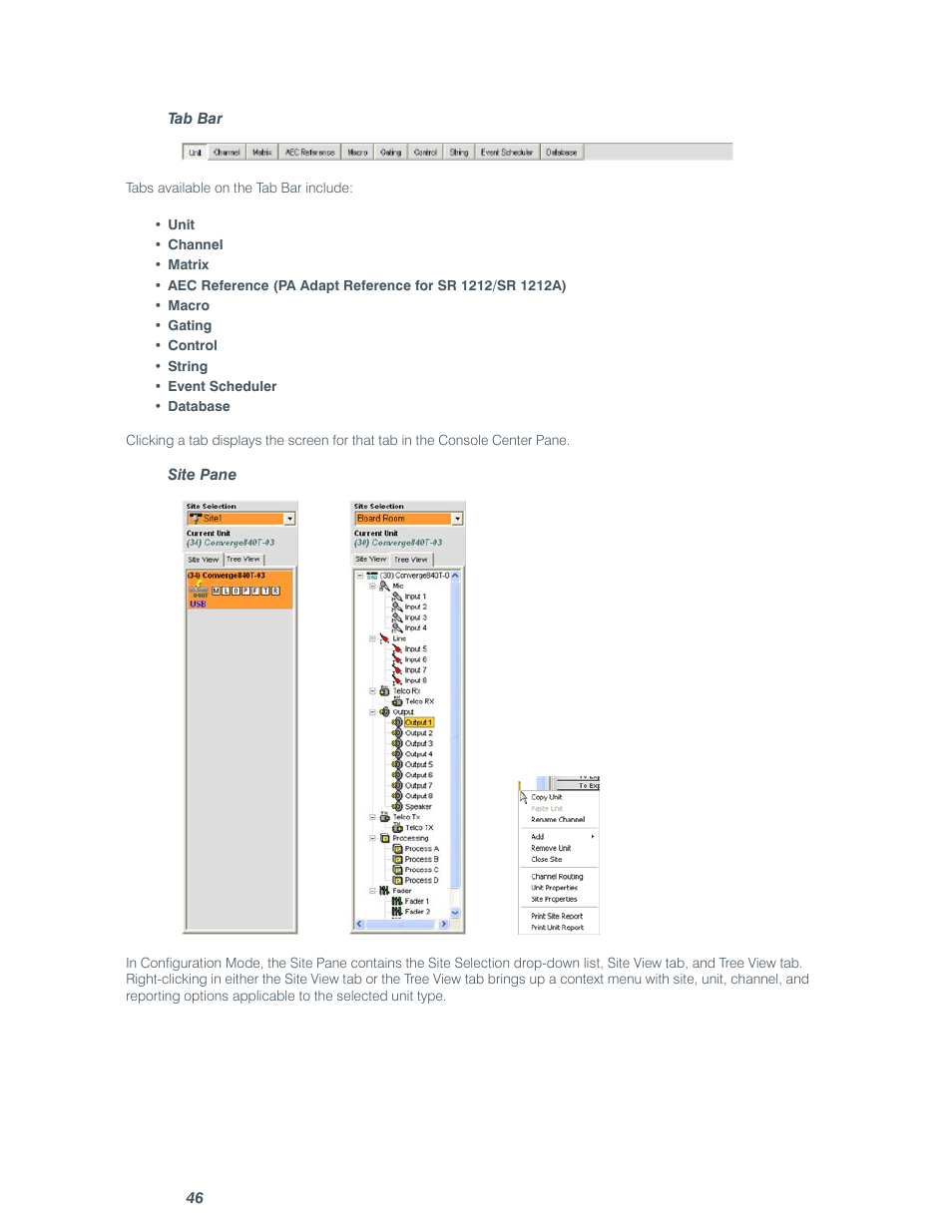 ClearOne comm CONVERGE SR 1212 User Manual | Page 51 / 320