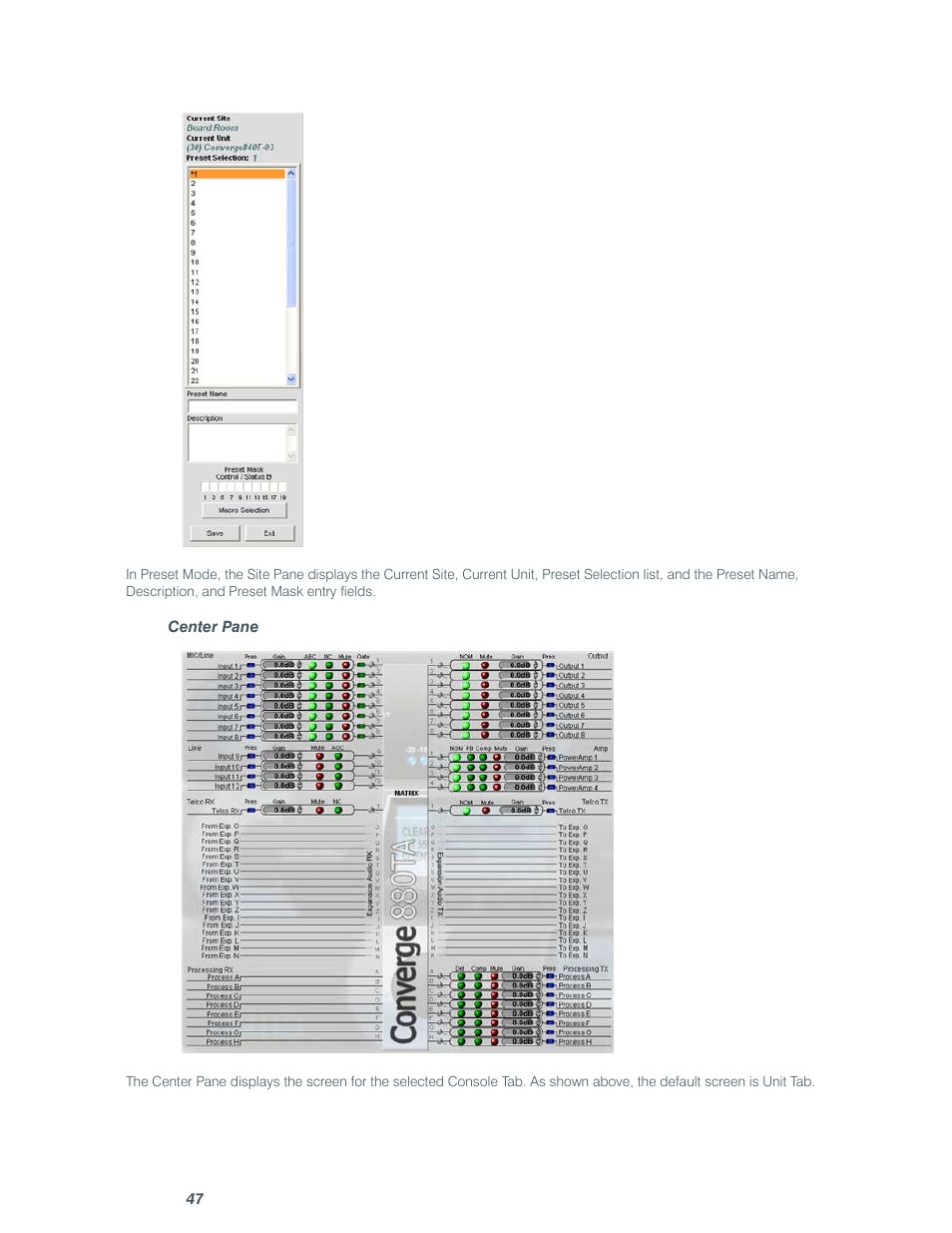 ClearOne comm CONVERGE SR 1212 User Manual | Page 52 / 320