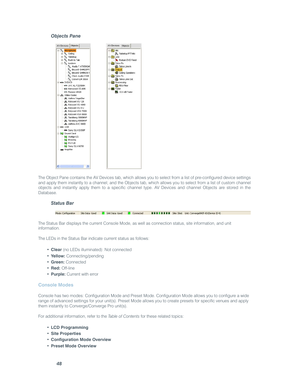 ClearOne comm CONVERGE SR 1212 User Manual | Page 53 / 320