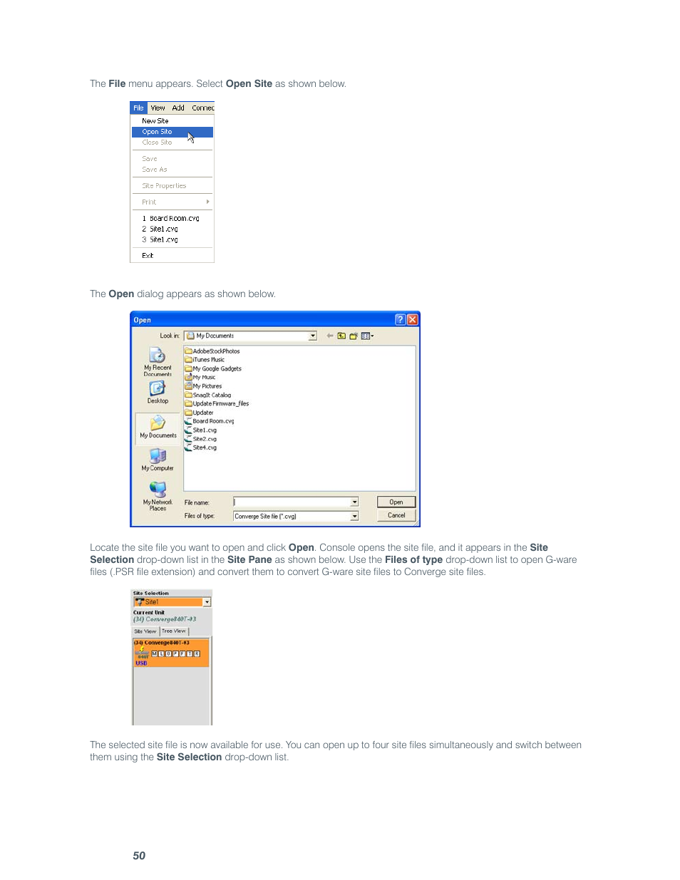 ClearOne comm CONVERGE SR 1212 User Manual | Page 55 / 320