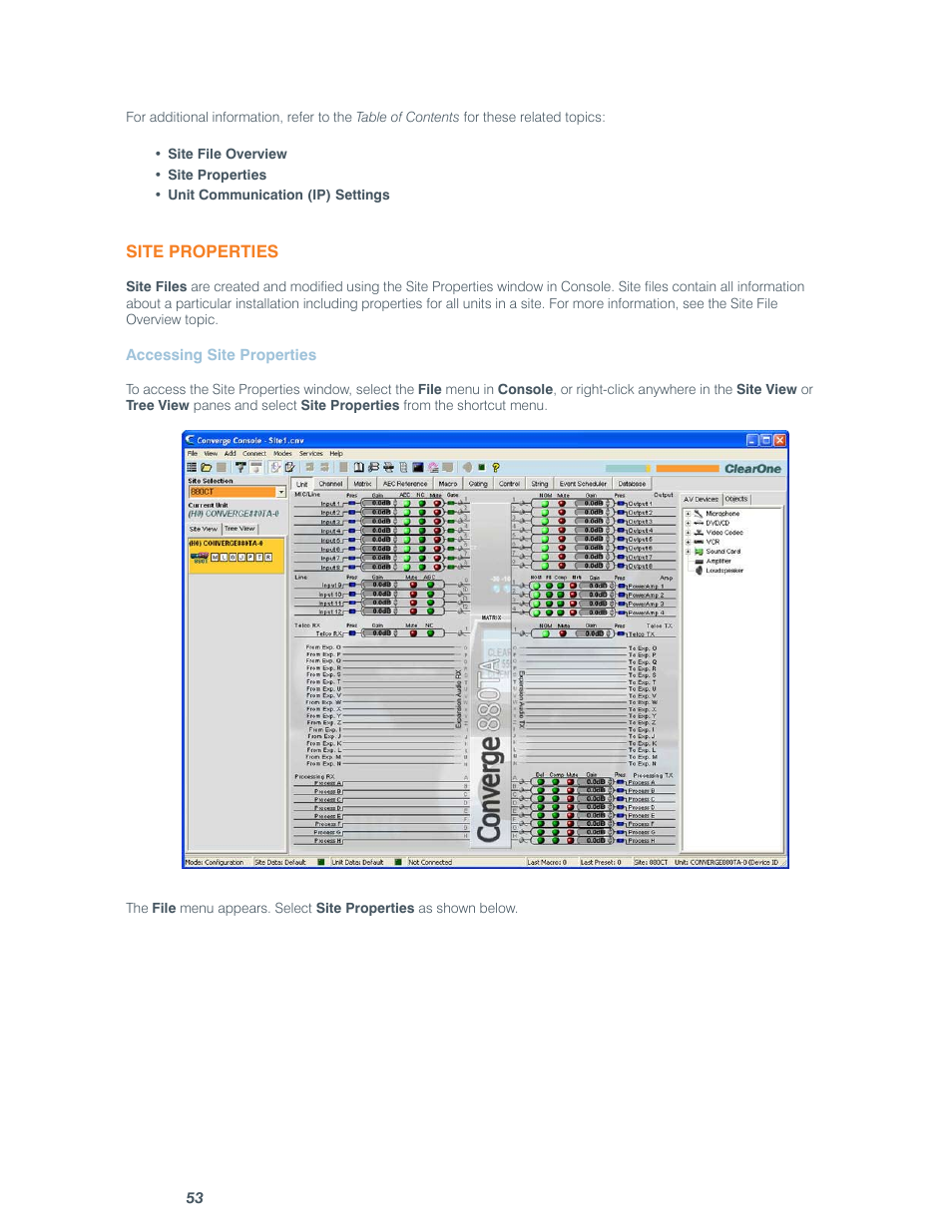 ClearOne comm CONVERGE SR 1212 User Manual | Page 58 / 320