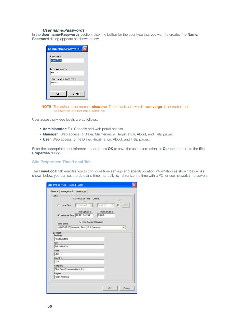 ClearOne comm CONVERGE SR 1212 User Manual | Page 61 / 320