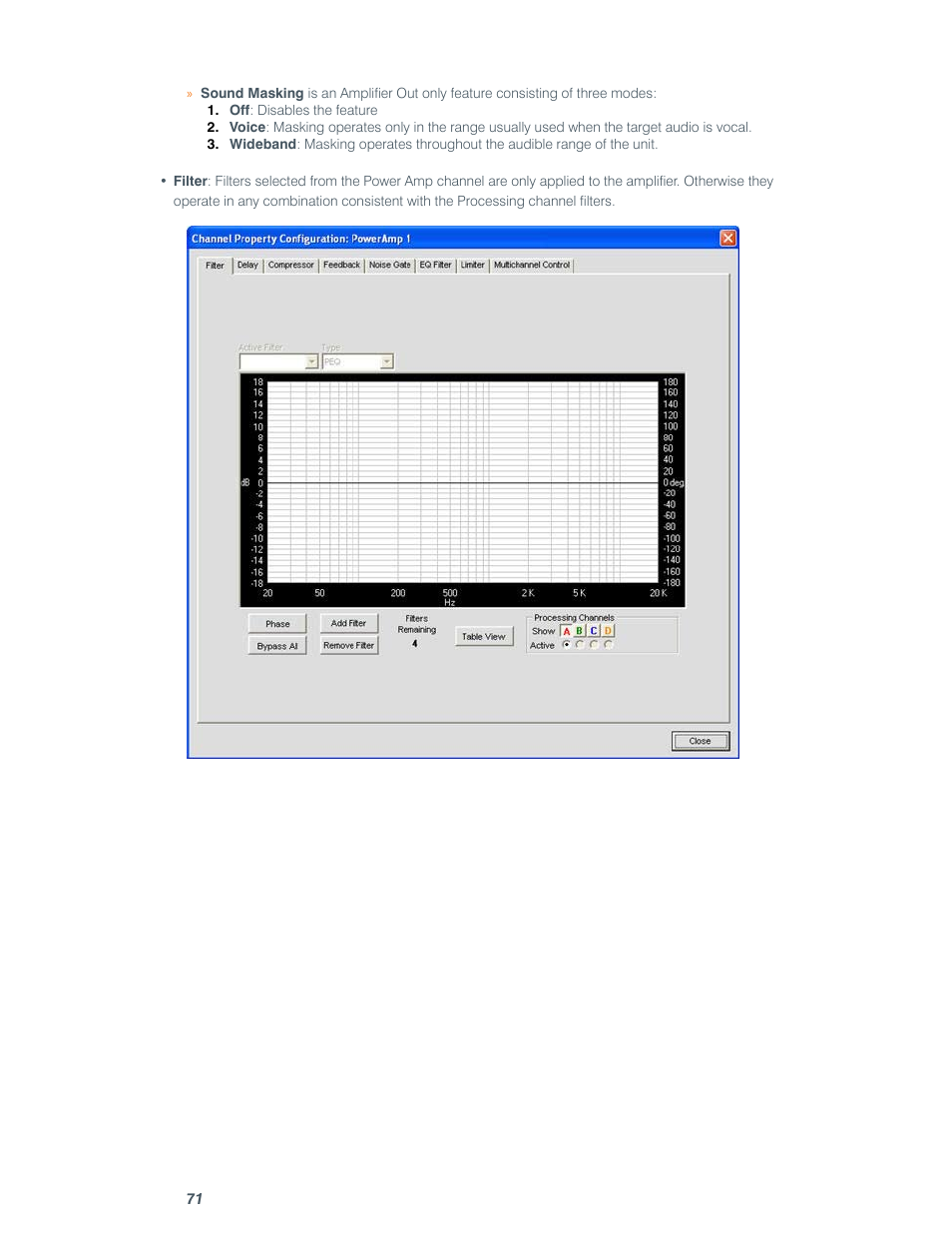 ClearOne comm CONVERGE SR 1212 User Manual | Page 76 / 320