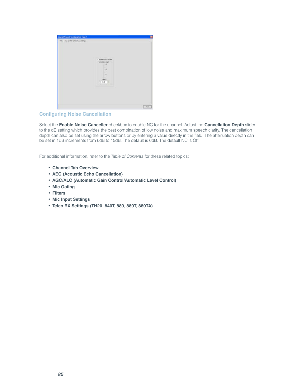 ClearOne comm CONVERGE SR 1212 User Manual | Page 90 / 320