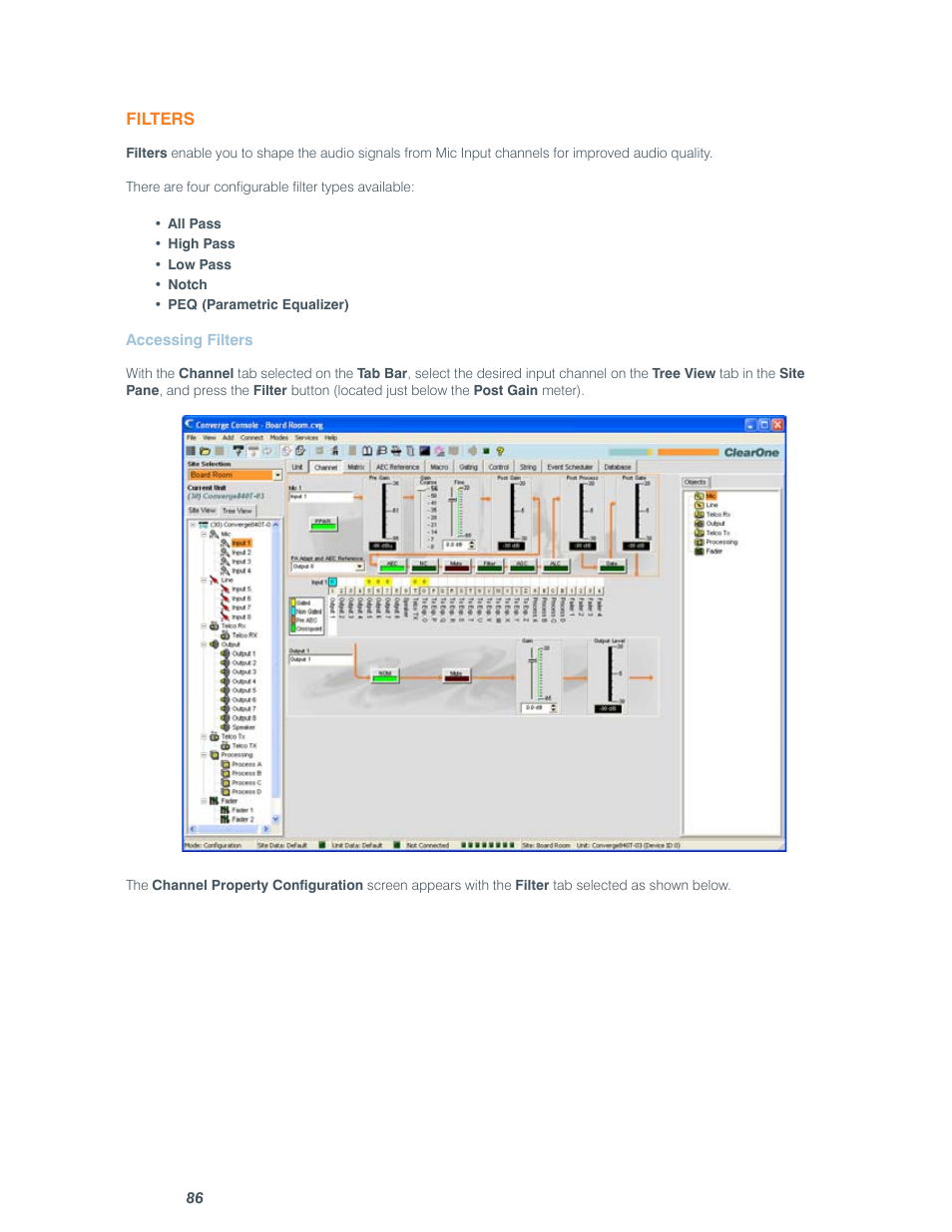 ClearOne comm CONVERGE SR 1212 User Manual | Page 91 / 320