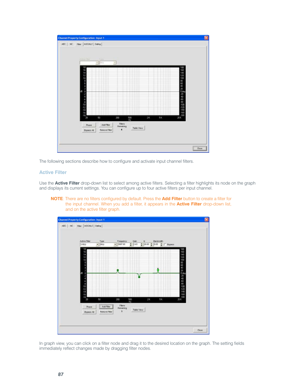 ClearOne comm CONVERGE SR 1212 User Manual | Page 92 / 320