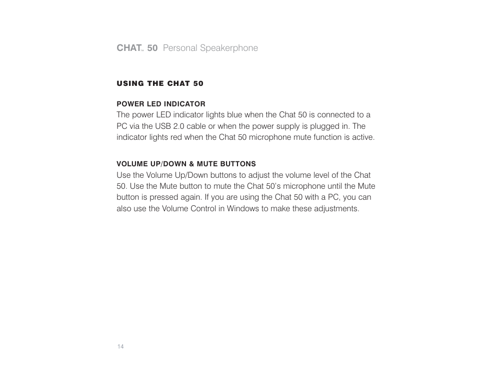 ClearOne comm Chat 50 User Manual | Page 15 / 17
