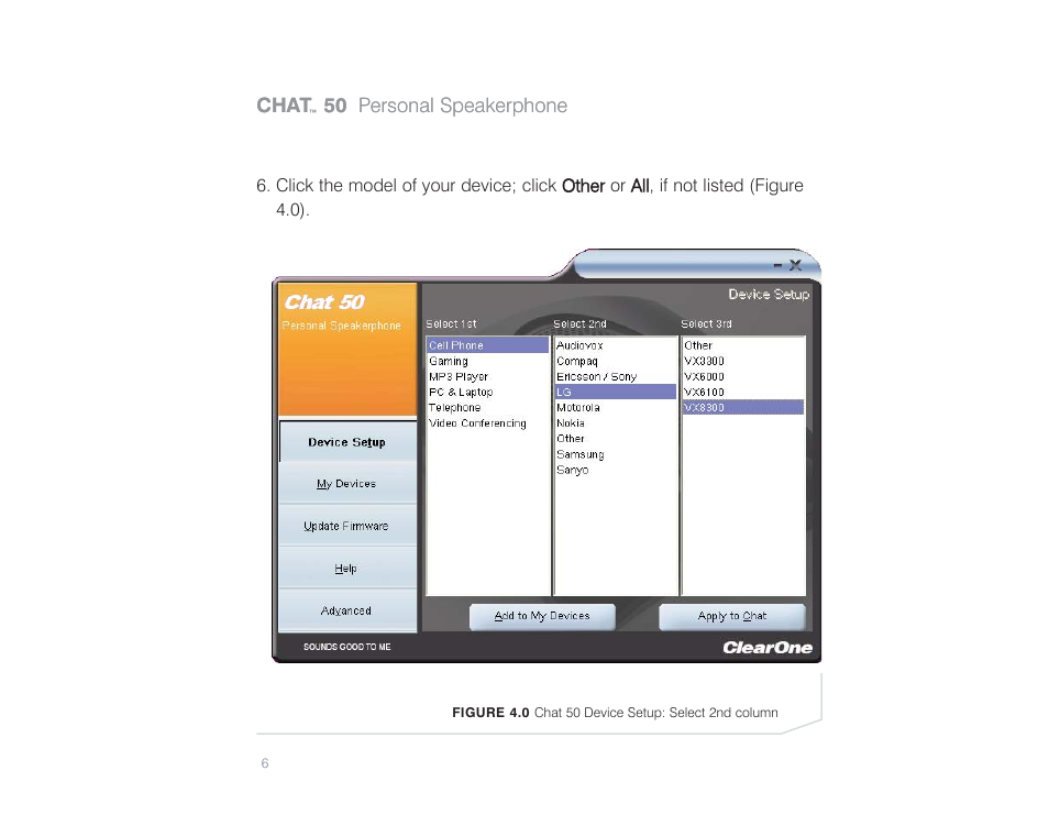 ClearOne comm Chat 50 User Manual | Page 7 / 17