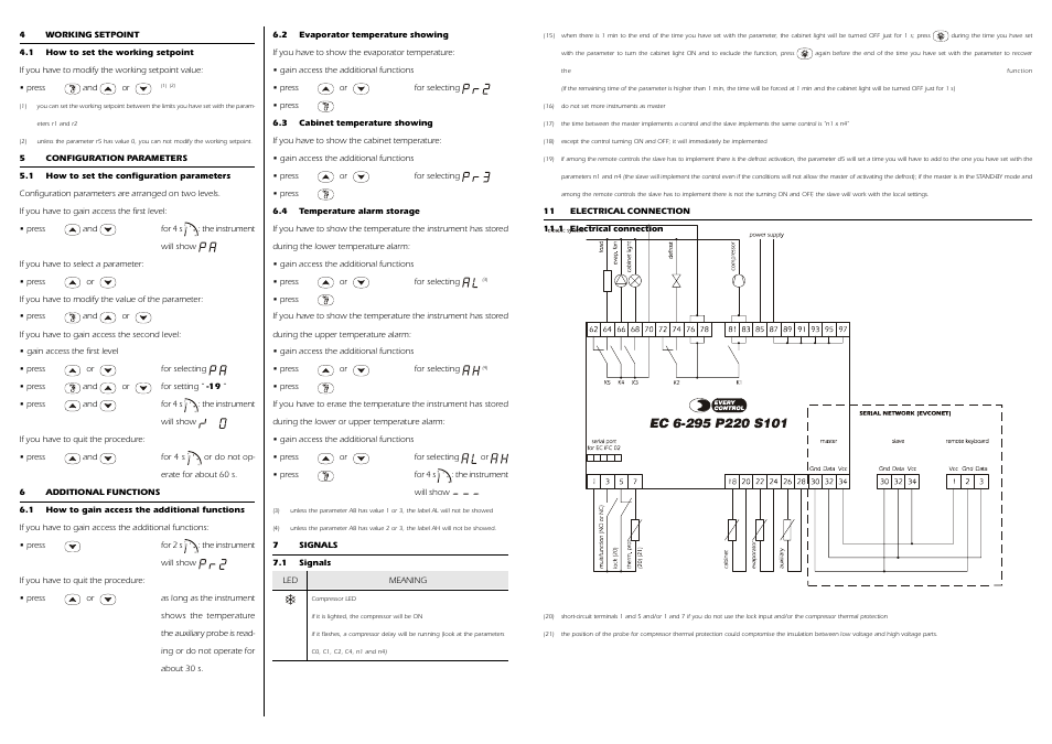 EVCO EC6295S101 User Manual | Page 2 / 6