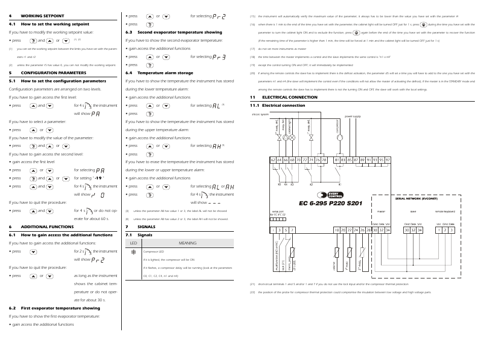 EVCO EC6295S201 User Manual | Page 2 / 6