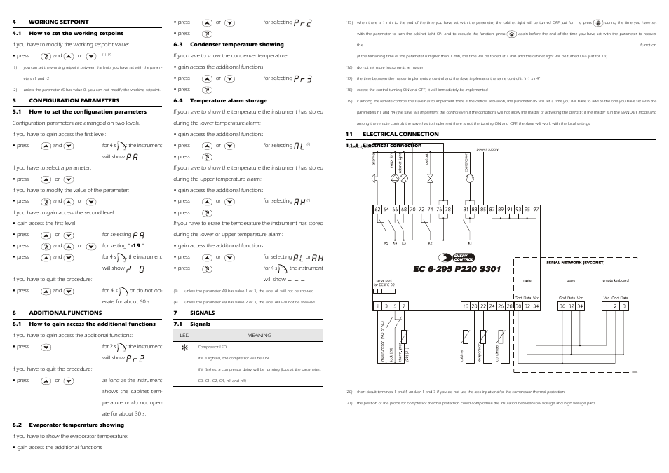 EVCO EC6295S301 User Manual | Page 2 / 6