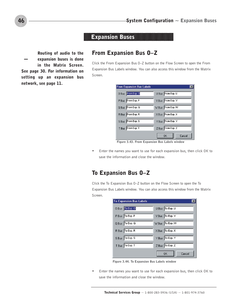 Expansion buses | ClearOne comm PSR1212 User Manual | Page 52 / 145
