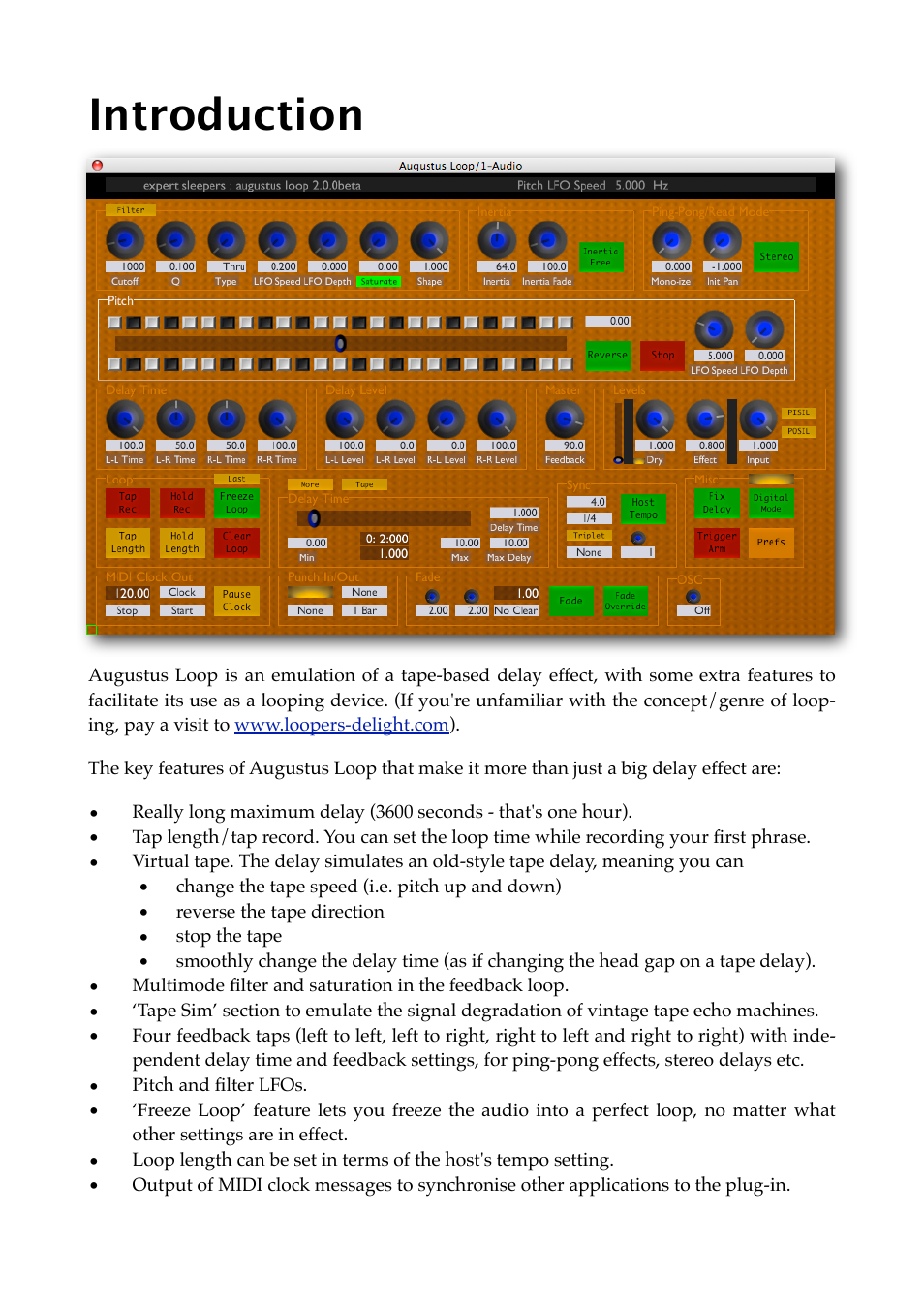 Introduction | Expert Sleepers Augustus Loop v2.4.1 User Manual | Page 12 / 78