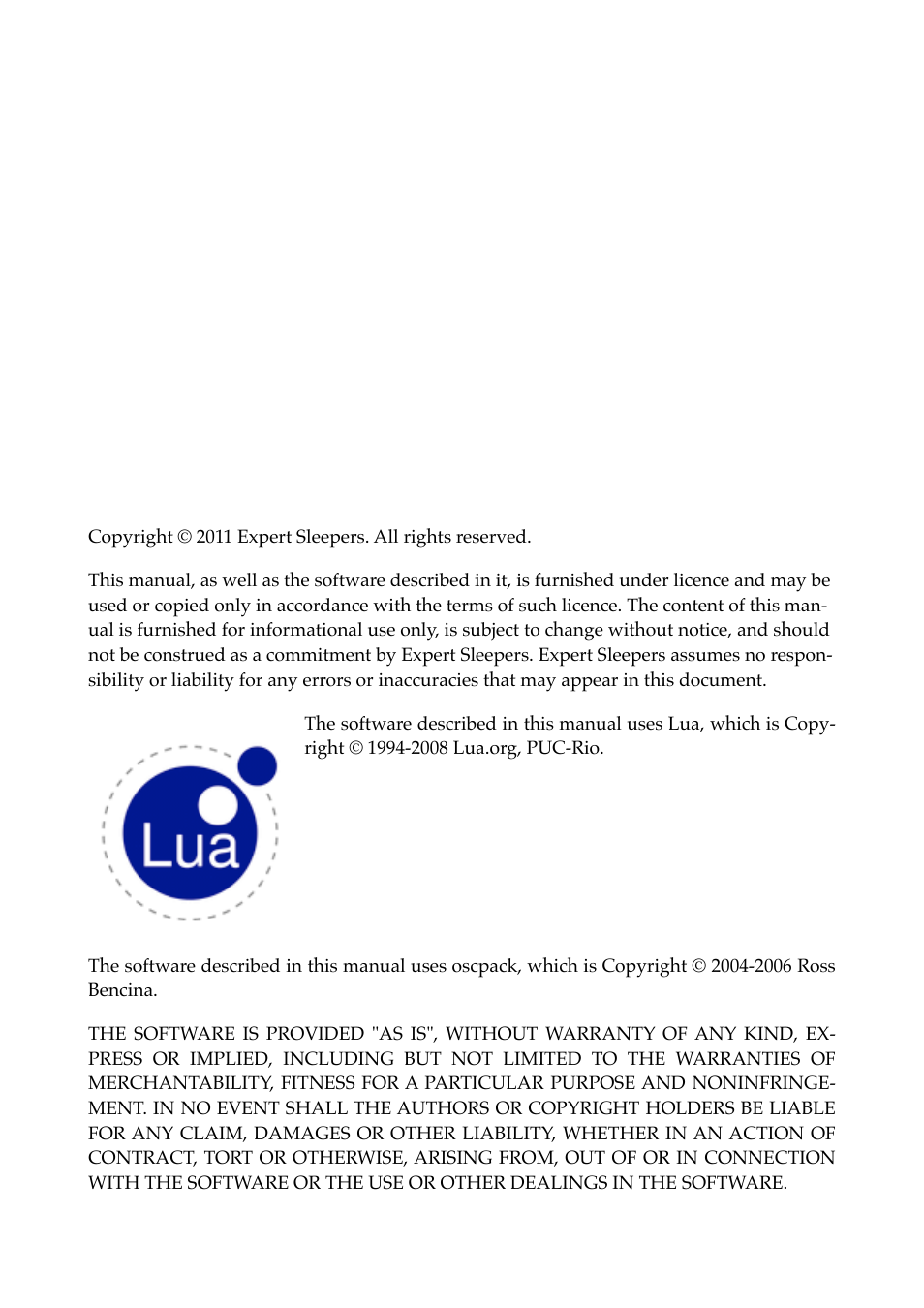 Expert Sleepers Crossfade Loop Synth v3.2.0 User Manual | Page 2 / 38