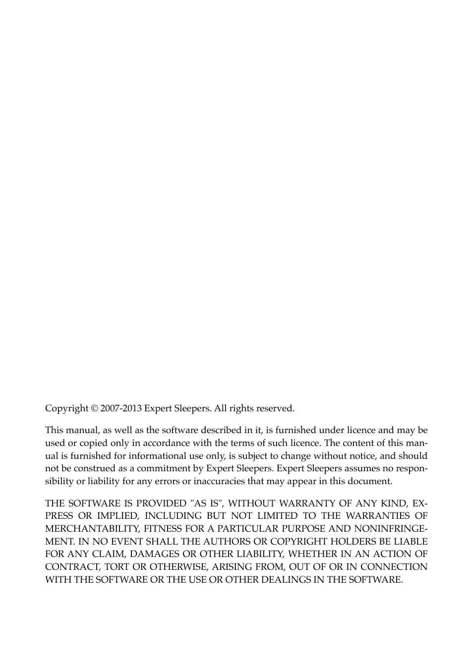 Expert Sleepers Meringue v2.1.0 User Manual | Page 2 / 12