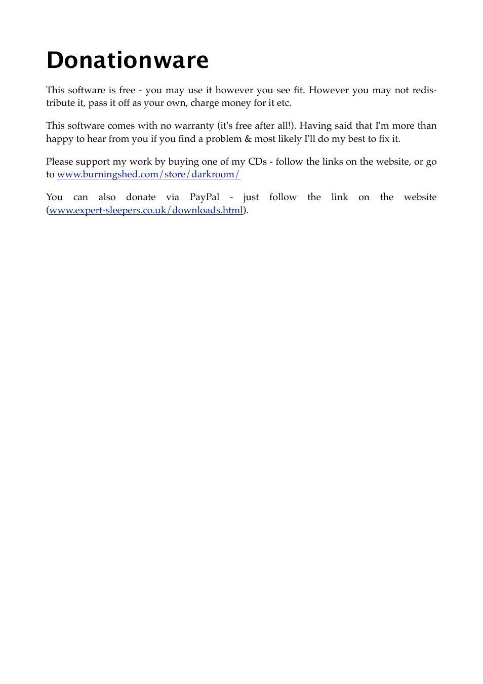 Donationware | Expert Sleepers Latency Fixer v1.0.3 User Manual | Page 7 / 9