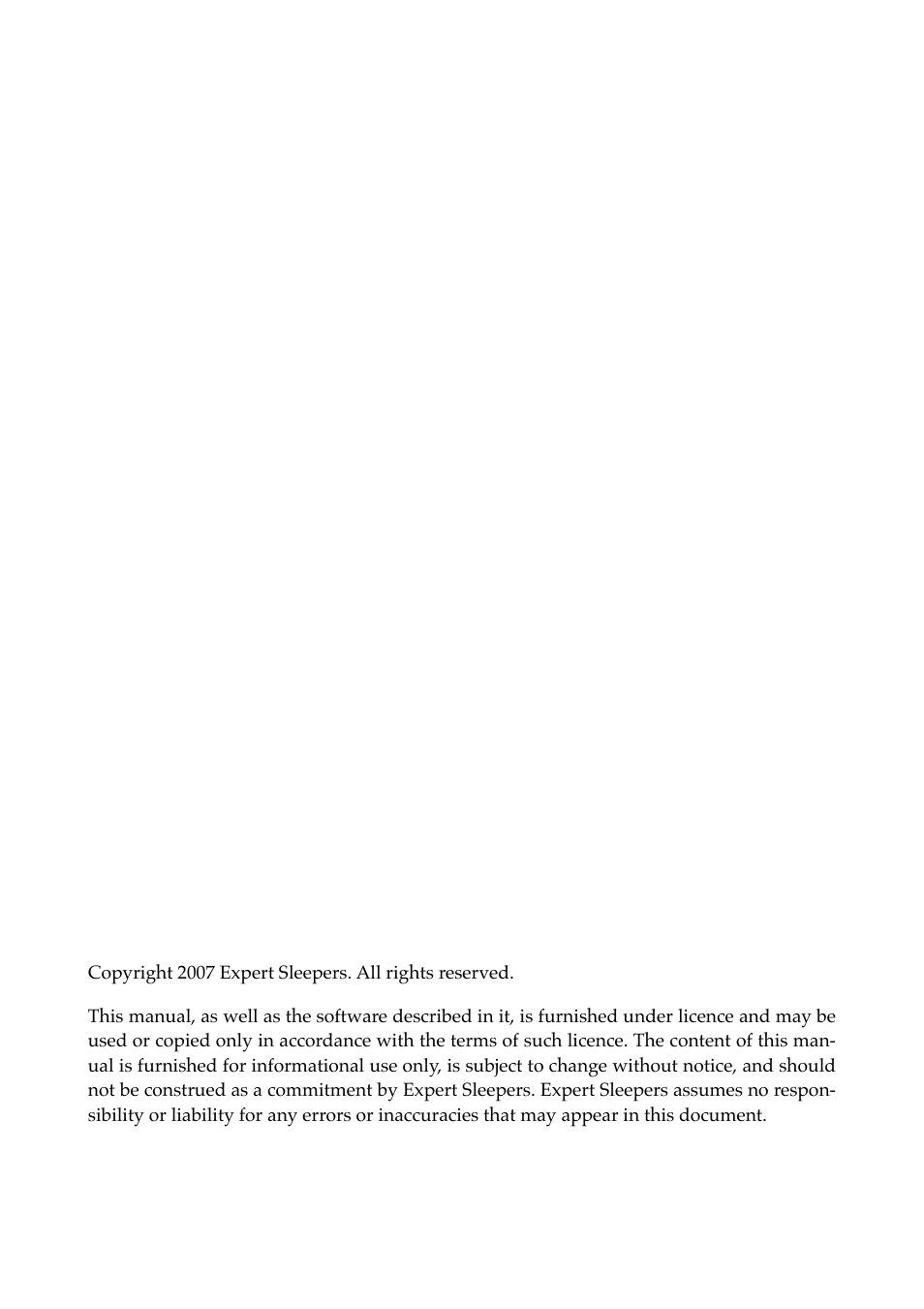 Expert Sleepers Meringue v2.0.2 User Manual | Page 2 / 12