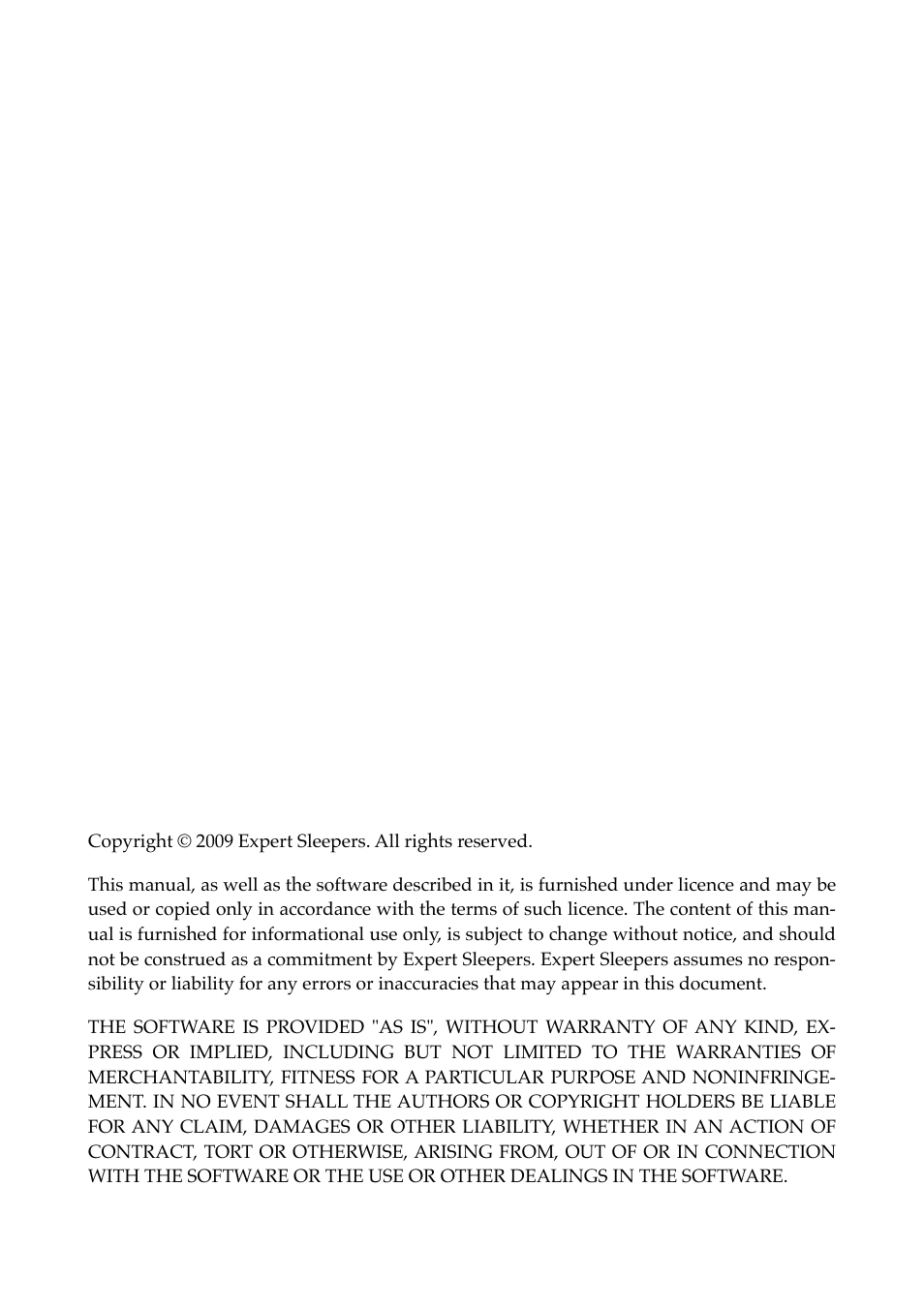 Expert Sleepers Oomingmak v1.0.0 User Manual | Page 2 / 38
