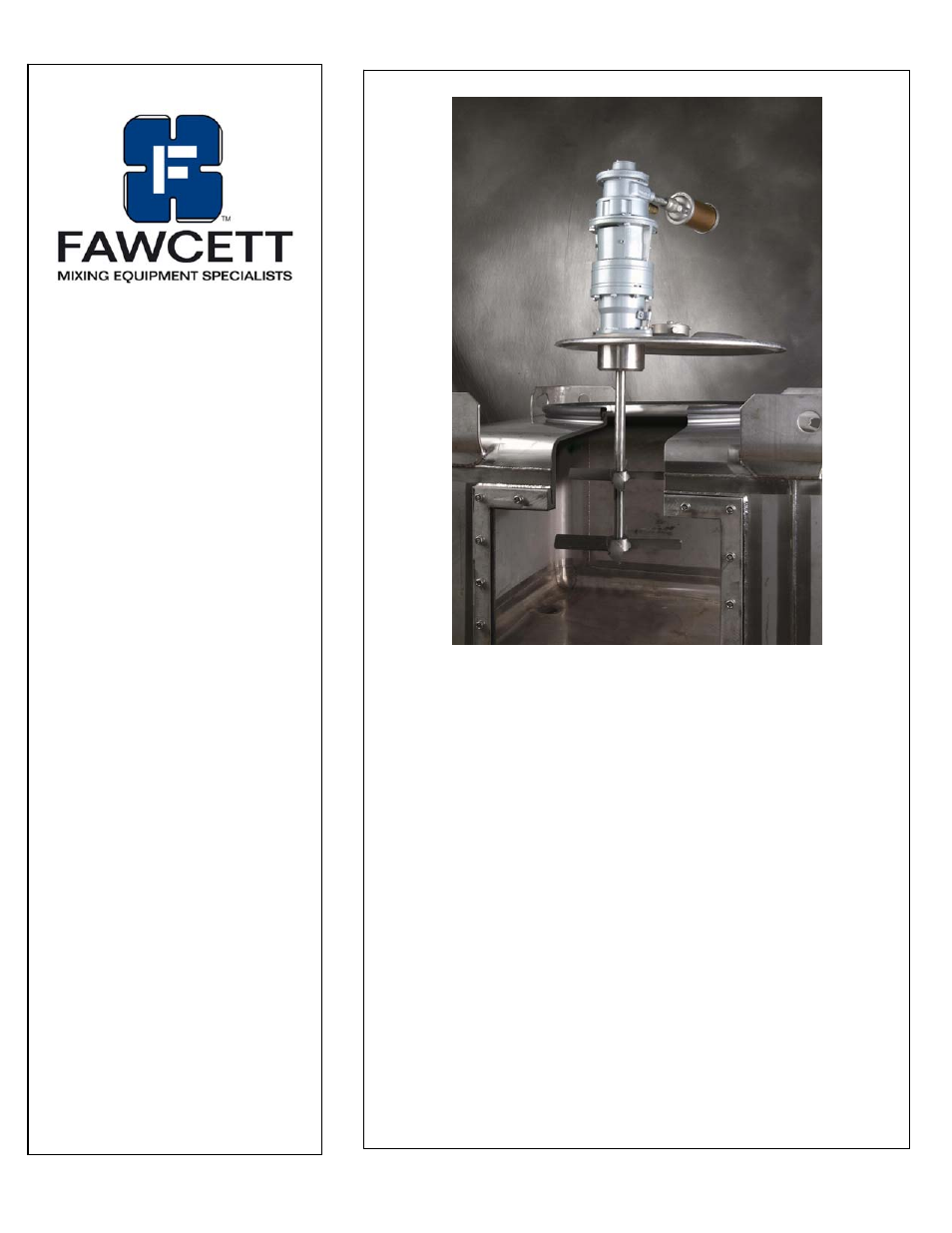 Fawcett TM Upper - Hyd. Driven User Manual | 19 pages