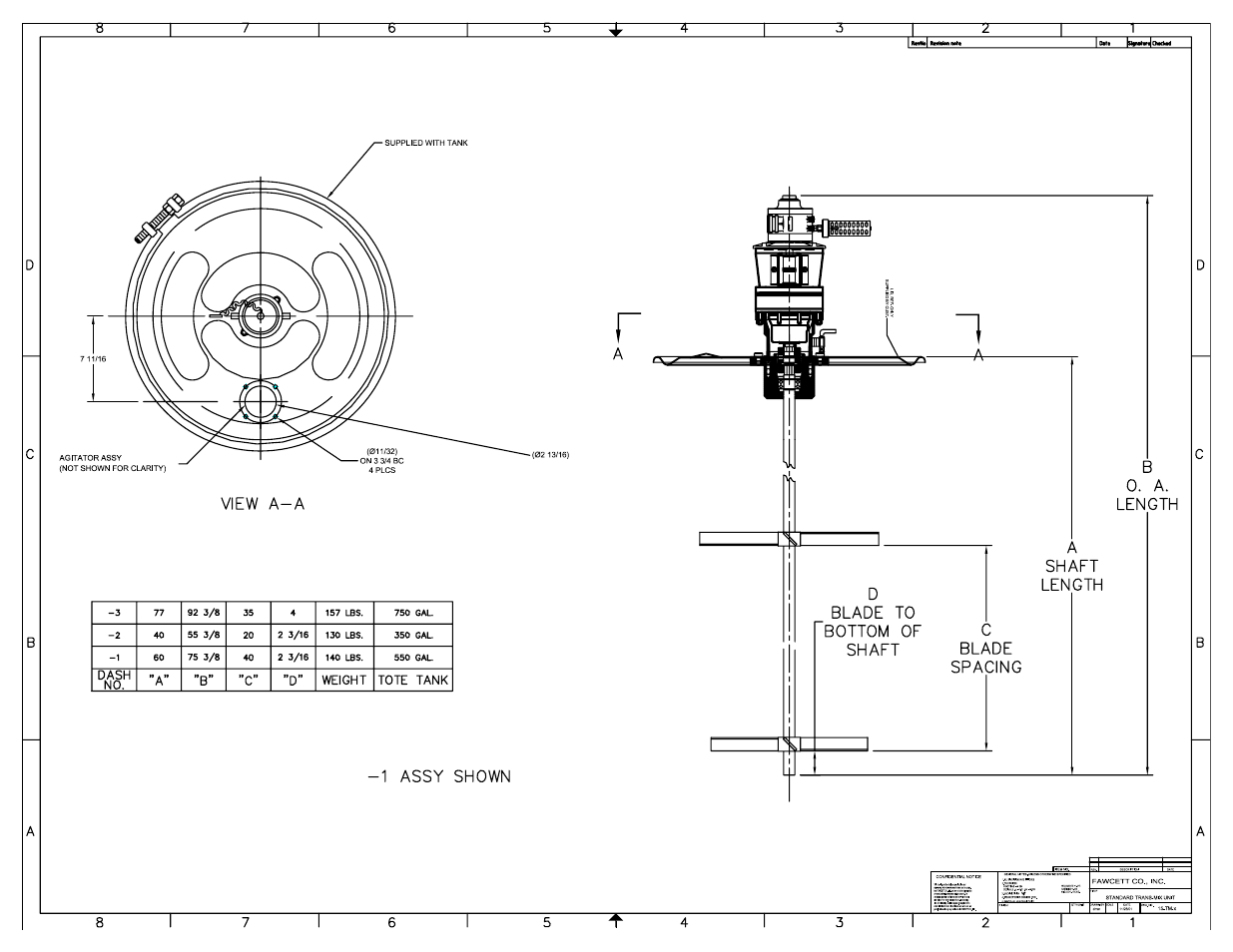 Layout dimensions.pdf, Layout1 | Fawcett TM Upper - Hyd. Driven User Manual | Page 8 / 19