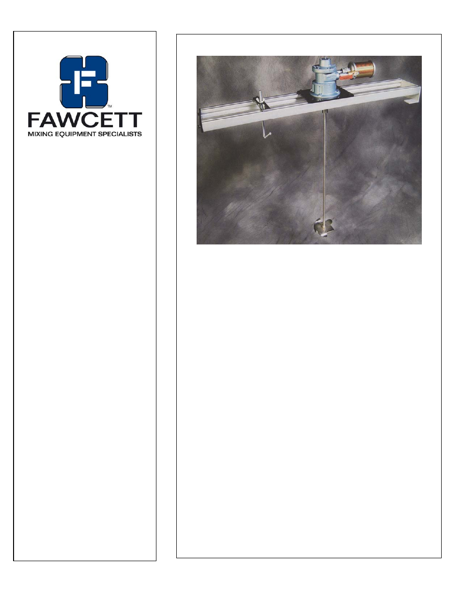 Fawcett Bridge Mount (Caged) User Manual | 11 pages