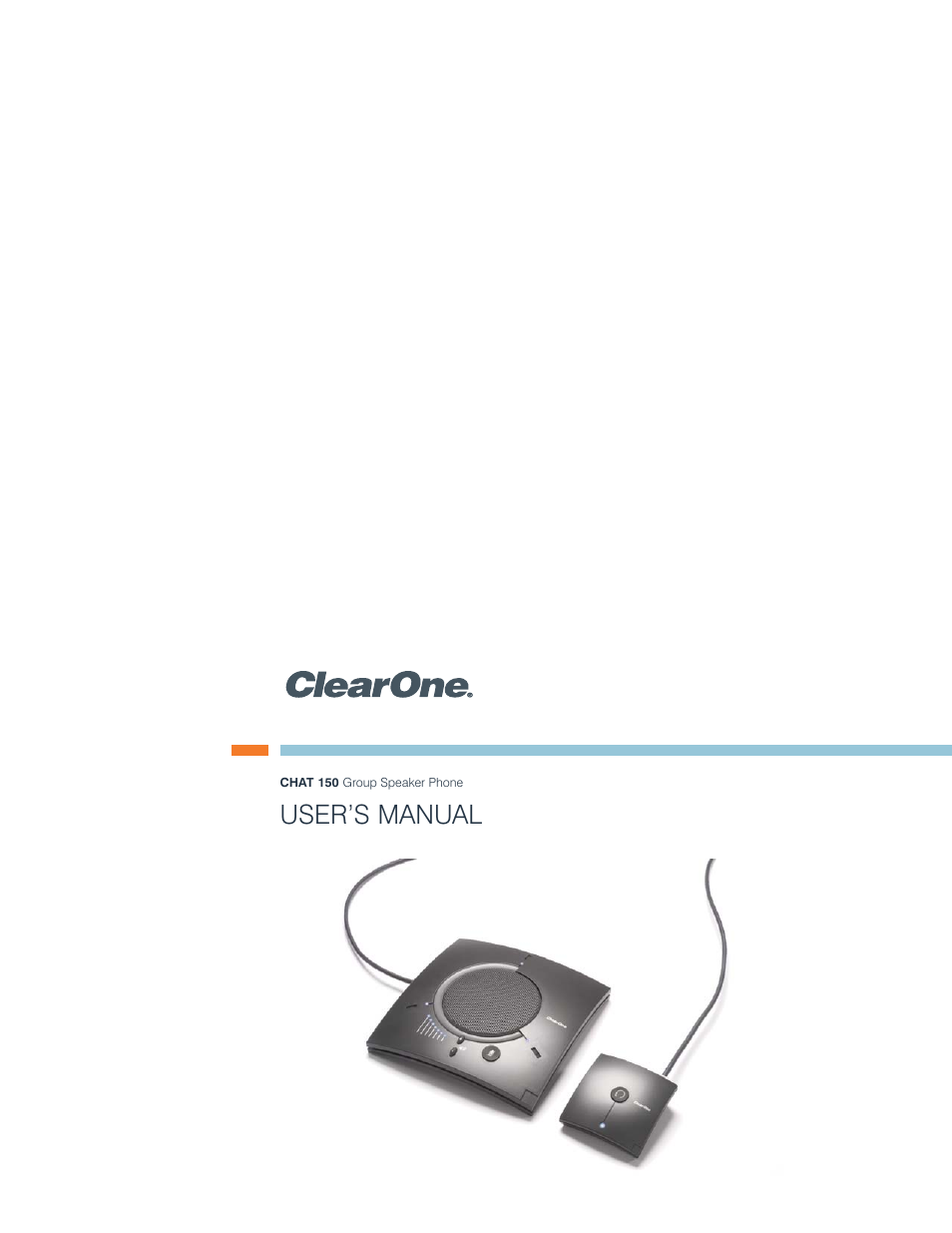 ClearOne comm ClearOne CHATAttach CHAT 150 User Manual | 43 pages