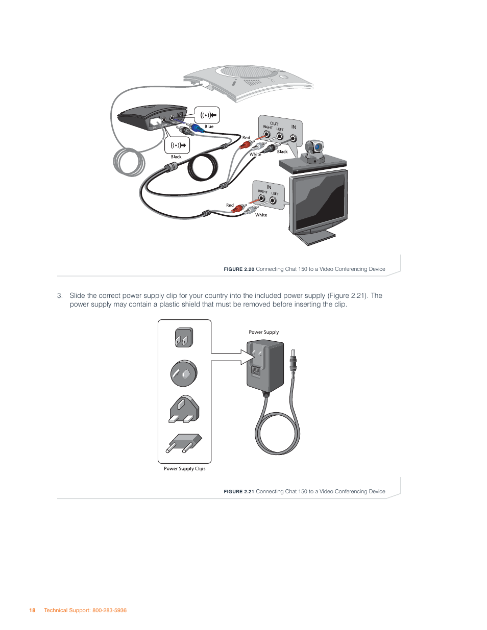ClearOne comm ClearOne CHATAttach CHAT 150 User Manual | Page 21 / 43