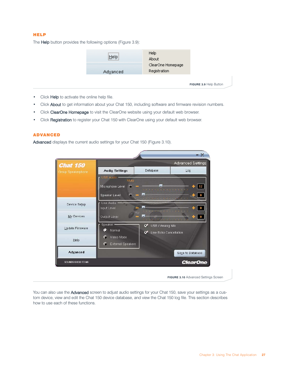 ClearOne comm ClearOne CHATAttach CHAT 150 User Manual | Page 30 / 43