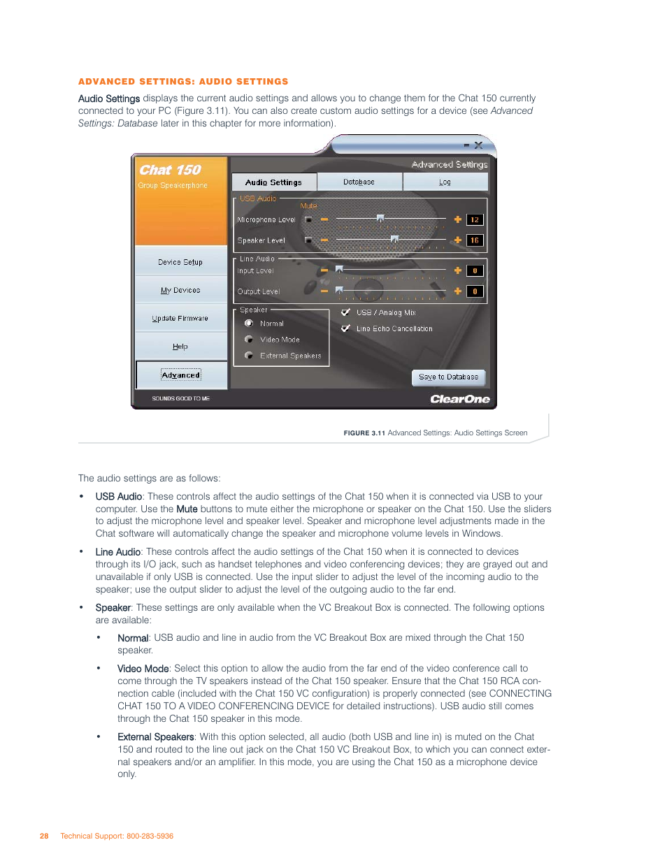 ClearOne comm ClearOne CHATAttach CHAT 150 User Manual | Page 31 / 43