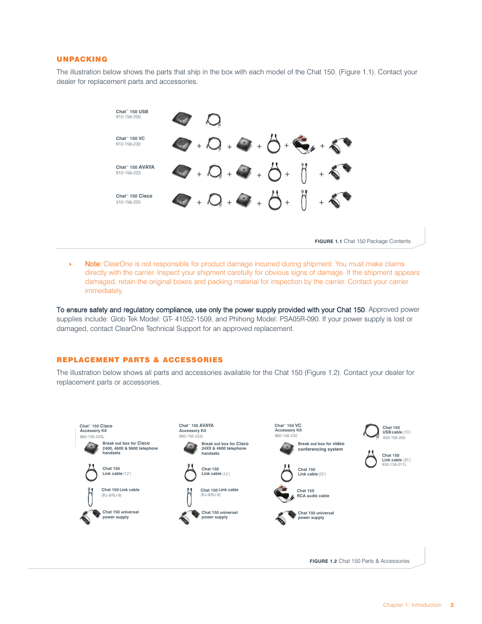 ClearOne comm ClearOne CHATAttach CHAT 150 User Manual | Page 6 / 43