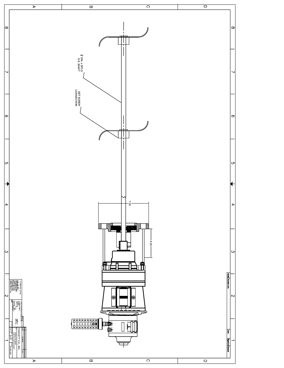 Gen arrng agd.pdf | Fawcett AGD Flange Mount Series User Manual | Page 3 / 19