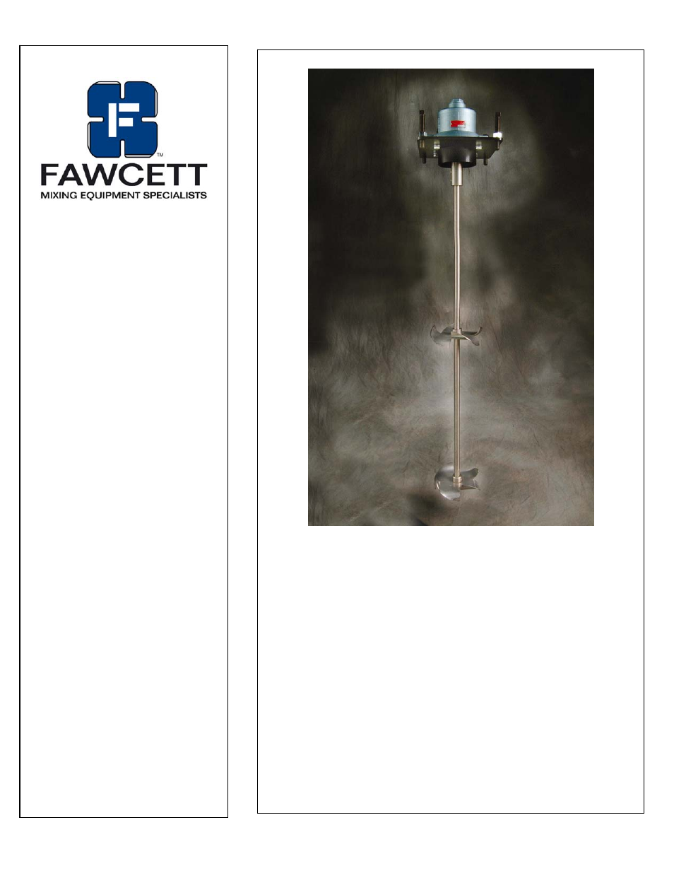 Fawcett AGD Plate Mount Series User Manual | 10 pages