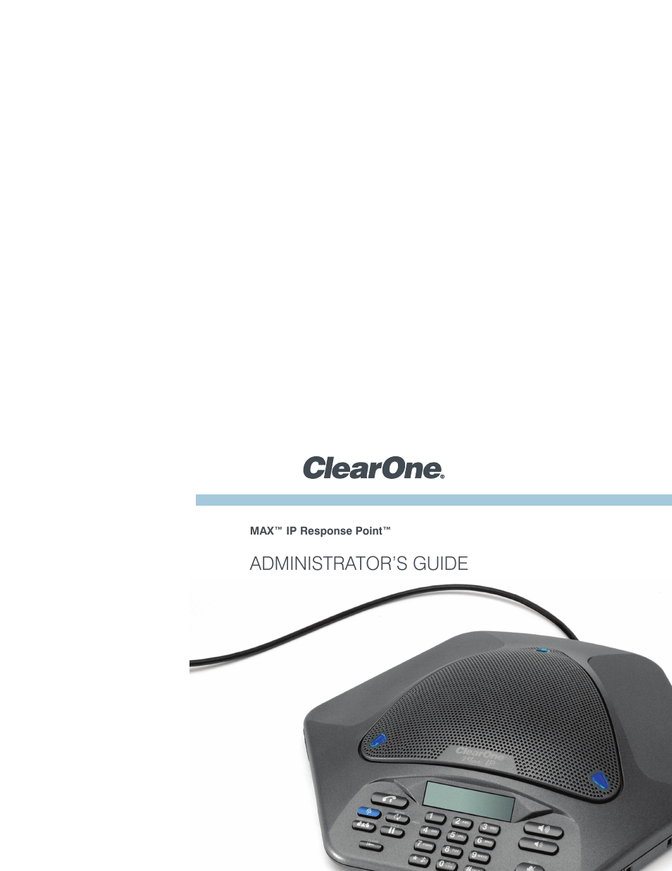 ClearOne comm IP Response Point User Manual | 34 pages