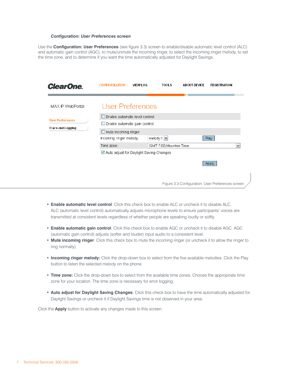 ClearOne comm IP Response Point User Manual | Page 11 / 34