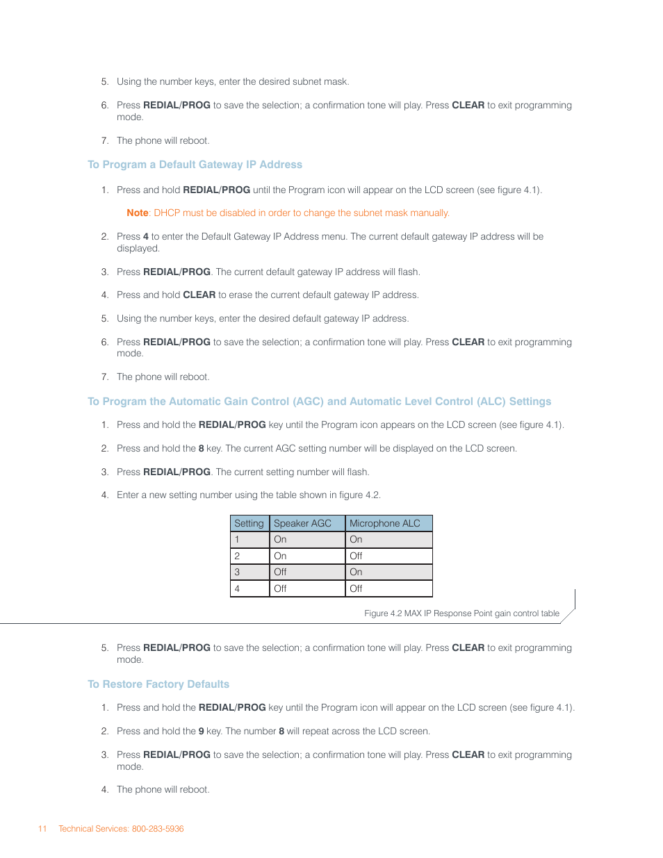 ClearOne comm IP Response Point User Manual | Page 15 / 34