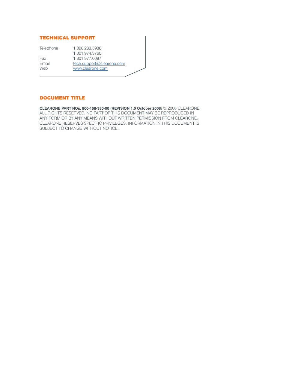 ClearOne comm IP Response Point User Manual | Page 2 / 34