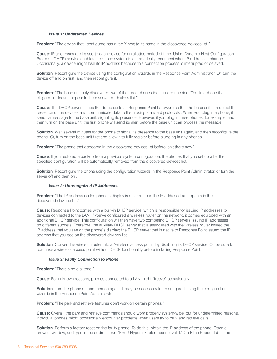 ClearOne comm IP Response Point User Manual | Page 22 / 34