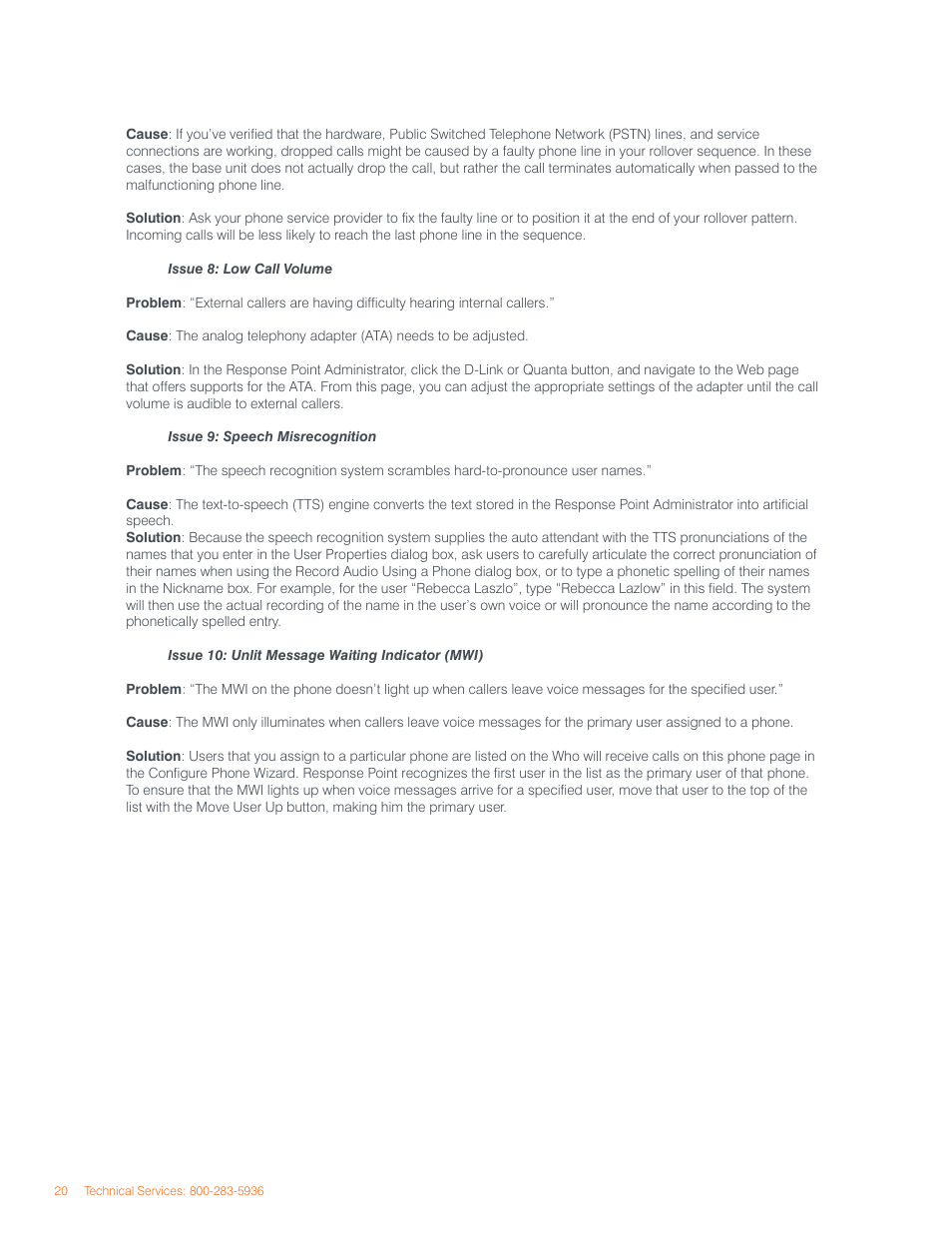 ClearOne comm IP Response Point User Manual | Page 24 / 34